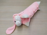Подушка-игрушка Розовый кролик, размер 60x40x5,5 см, фото 2
